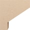 Ekena Millwork 11"W x 22"D x 22"H Classic Clemmons Rough Cedar Woodgrain TimberThane Corbel, Primed Tan CORUR11X22X22CLERCPR - alternate 5